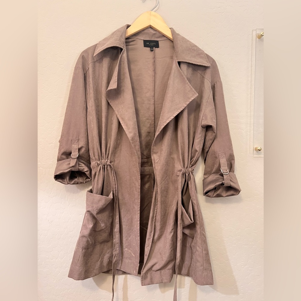 Light brown jacket from Be Cool LA. Size small